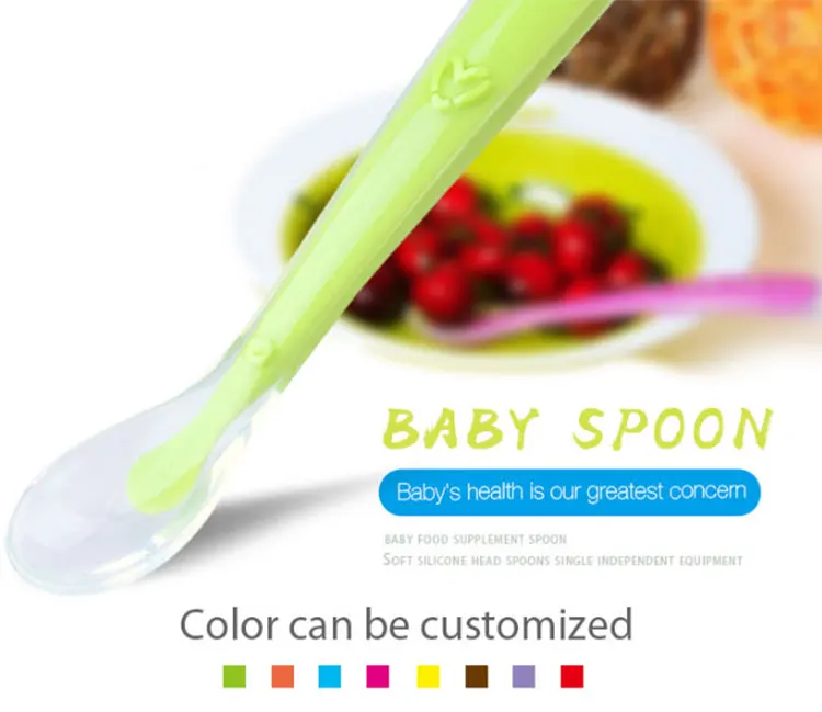 Factory Legenday Feeding Silicone Baby Spoon for Baby