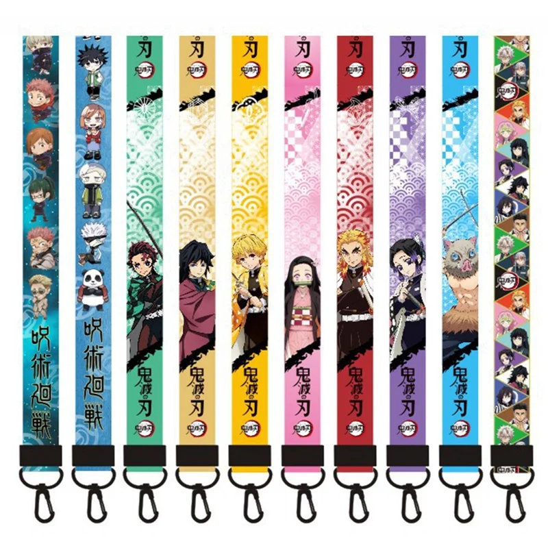 Anime Lanyards Custom Logo Print Heat Transfer Lanyard No MOQ For Party Activity