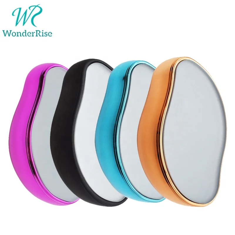 Ластик для безболезненного удаления волос с кристаллами, инструмент для отшелушивания кожи, физический ластик с кристаллами из наностекла для удаления волос