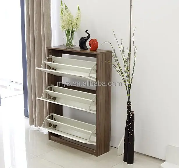 GCON Modern simple tip bucket type ultra-thin shoe cabinet household door into small household shoe rack