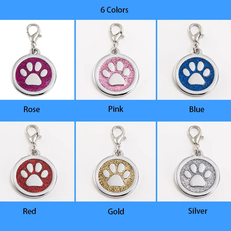 Hot selling custom dog nameplate engrave logo dog id medal