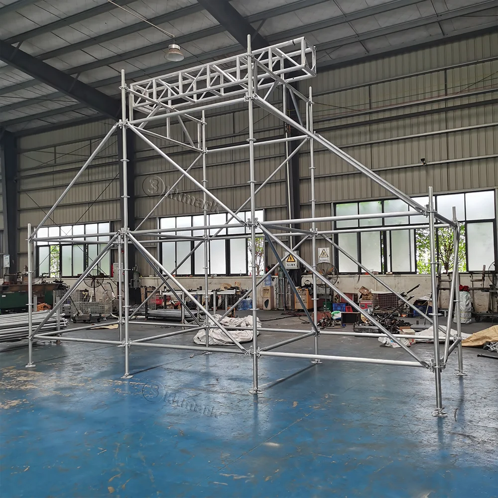 quickly Dismountable Build stable structures mobile construction scaffolding  workbench aluminum layer speaker truss