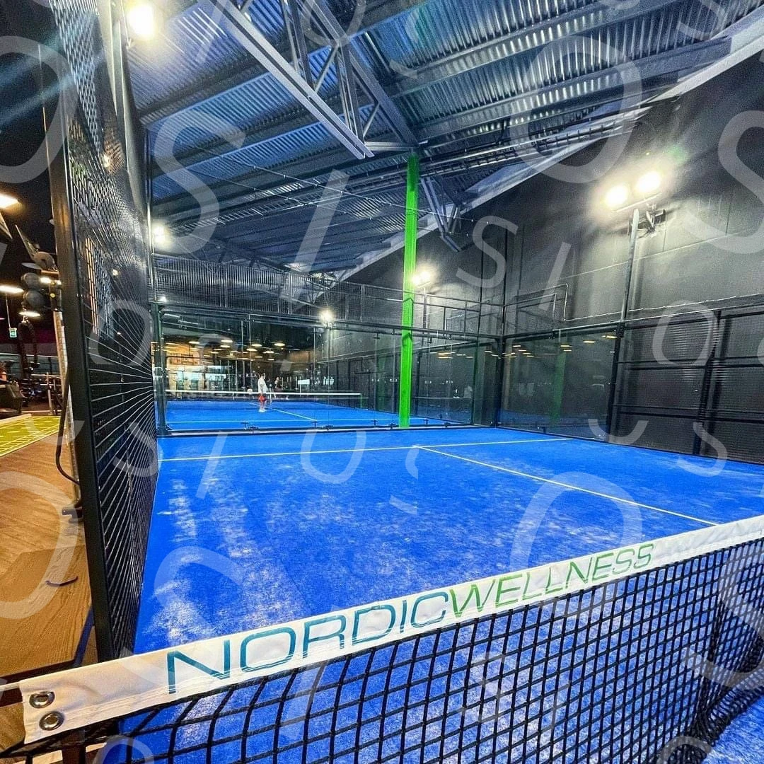 OSI Double Person Outdoor Sports 15mm Artificial Turf Imported Taiwan Panoramic Paddle Tennis Padel Court