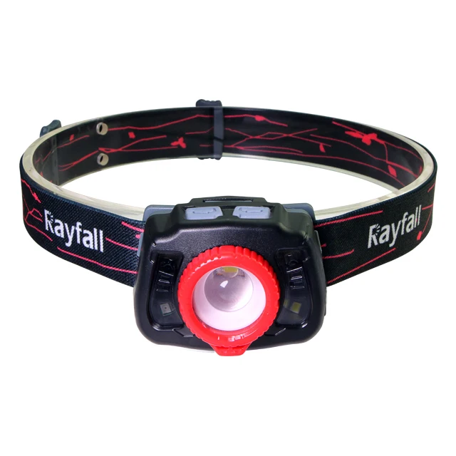New Model Outdoor Waterproof Flashlight Hunting Head Lamp Zoomable Head Torch With RED Light