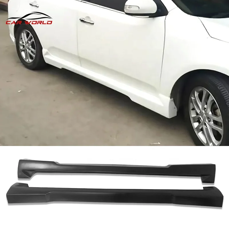 Front Bumper Lower Lip For Kia Forte 2009-2012 Car Body Kits Side Skirts Rear Diffuser Lip ABS Material Exterior Parts