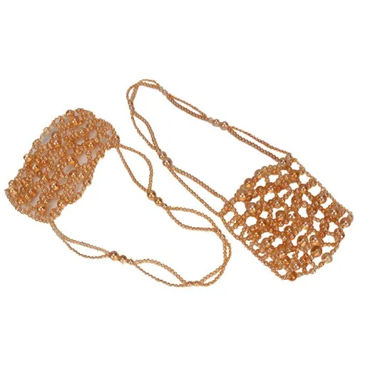 Summer Hotsale Handmade Mini Size Solid Color Acrylic Bead Shoulder Bag