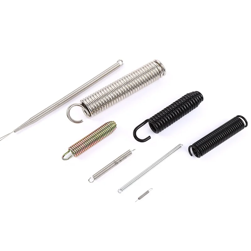 Оптовая продажа индивидуальная нержавеющая сталь одинарное двойное кольцо крюк телескопическая пружина сжатия удлинитель растягивающая от производителей