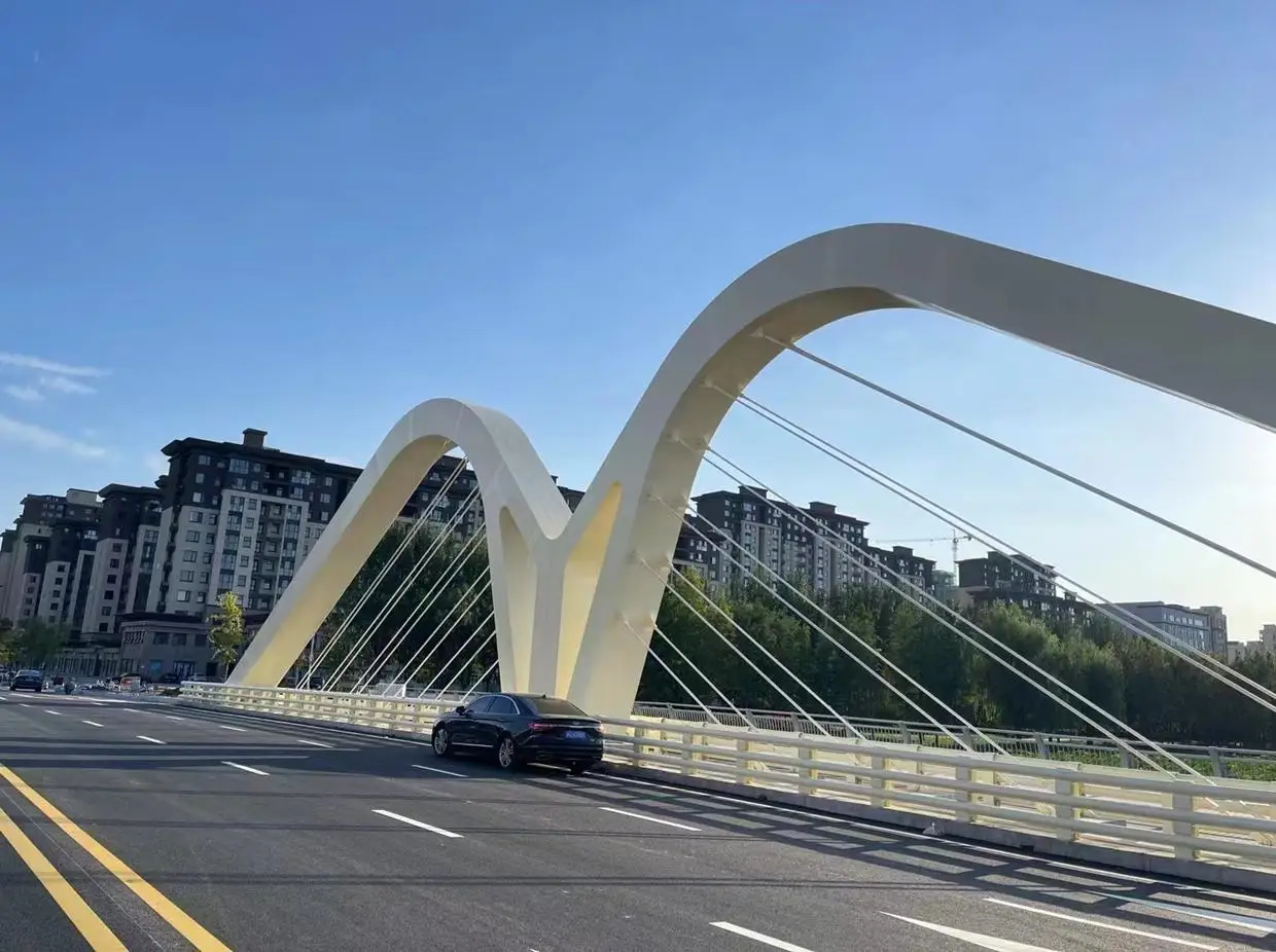 Metal Bridge Steel Structure Overhead Bridge Truss Frame Footbridge Construction