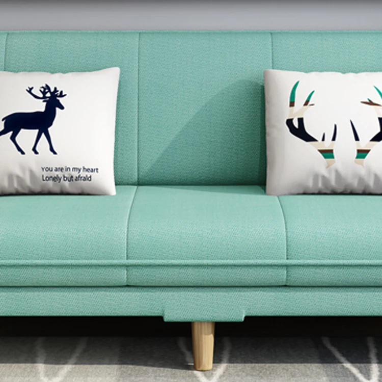 
The sitting room Furniture Modern Compact Design Green contracted fashion Sofa Bed 
