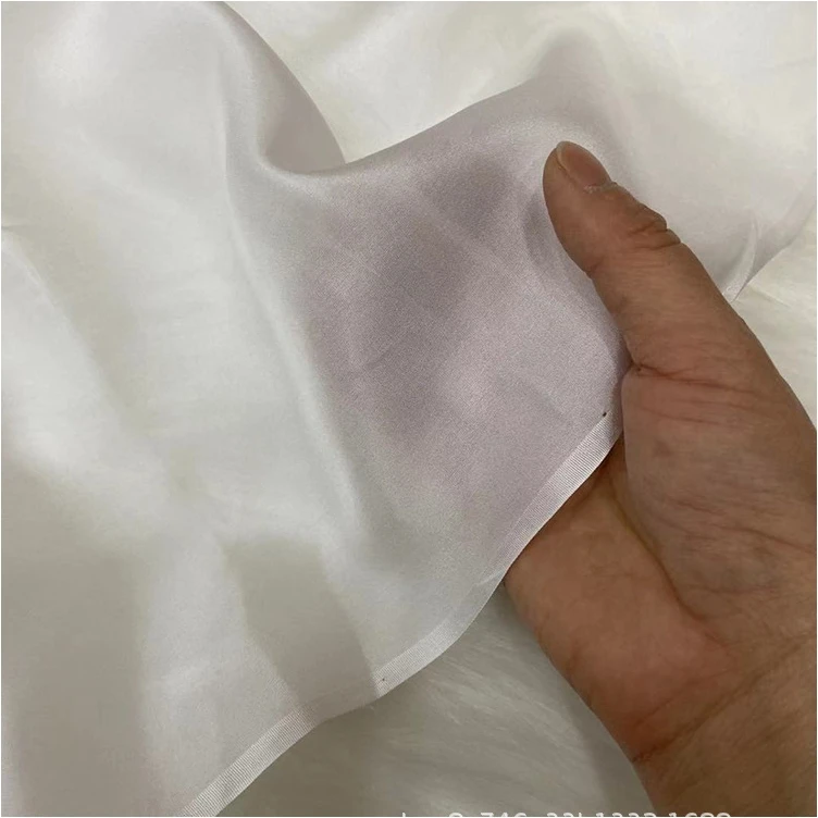 Wholesale Undyed Natural White Chinese Pure Habotai Silk Fabric