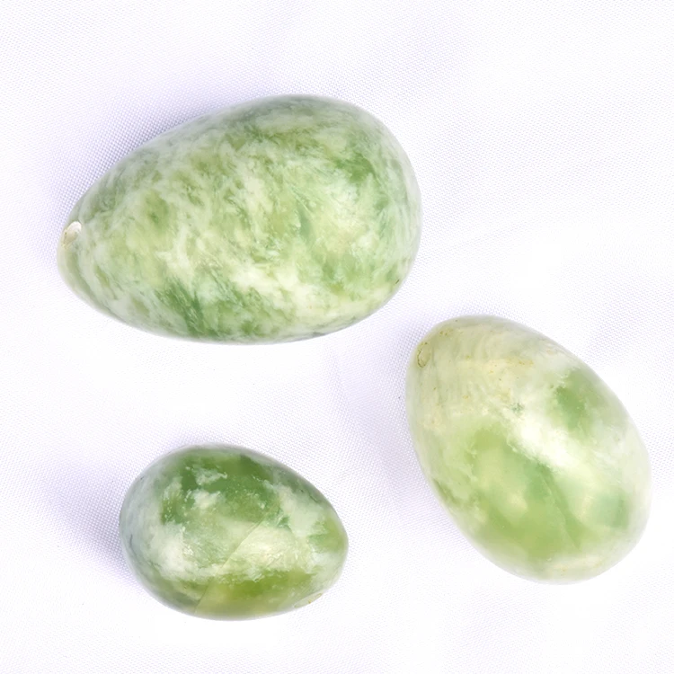 Energy Healing Drilled Bulk selling Yoni Egg Nephrite Jade Energy Egg