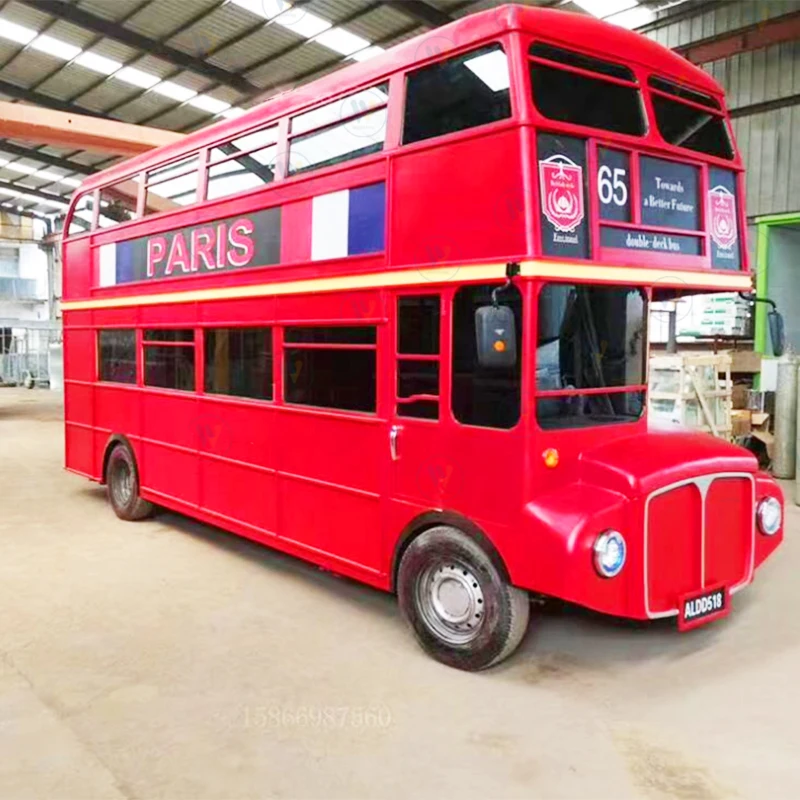 Luxury Mobile Bar Kitchen Coffee Juice Bar Food Shop Custom Fully Equipped Airstream Food Truck