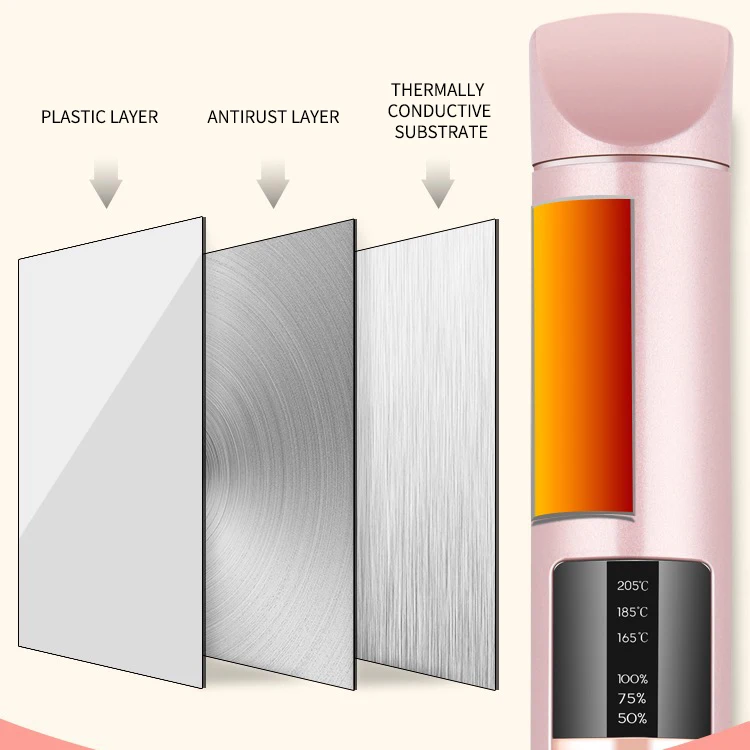 Crimping Pink Usb Wireless Mini Iron Flat Irons 1/4 Hair Straightener And Crimper - 1.5 Inch Tourmaline With Bag