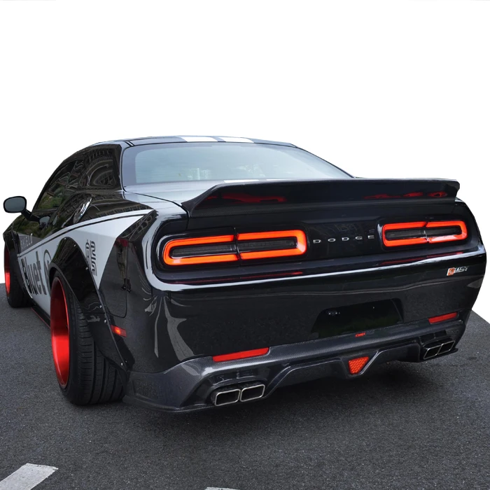 Широкоугольный комплект для Dodge Challenger Автомобильные Брызговики диффузор губ спойлер