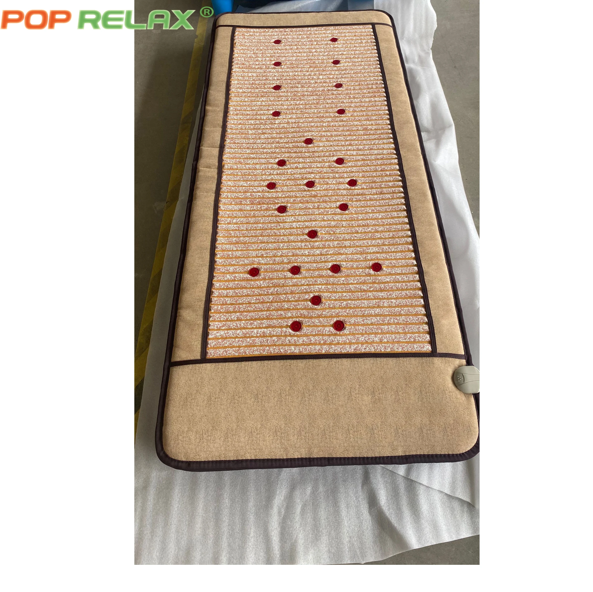 Red Light Therapy Full Body Bio Mat Pemf Far Infrared Tourmaline Mattress Bed Portable Heating Electric Magnetic Photon Mat Pad