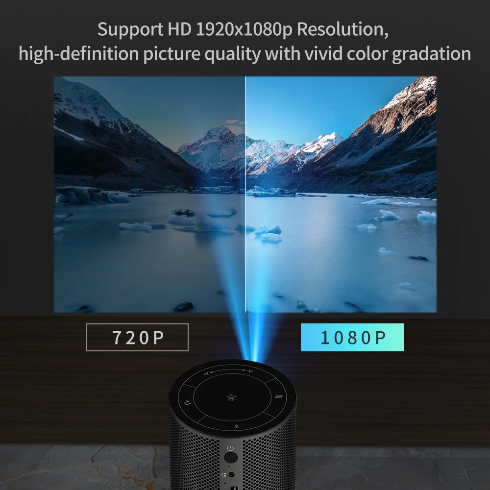 Home Theatre Digital Cinema Projector DLP 720P 1080p Home Native 3D Theater Video Proyector Smart 4K Support WIFI 3D Projector
