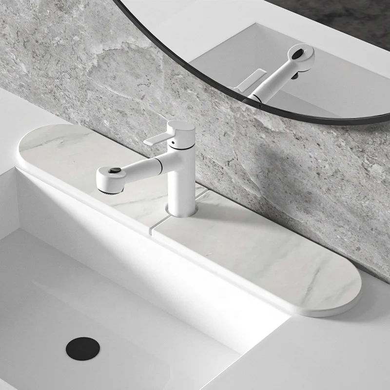 Customizable Kitchen Faucet Splash Guard Fast-Drying Hygienic Made from Eco-Friendly Diatomaceous Earth Anti-Mold for Hotels