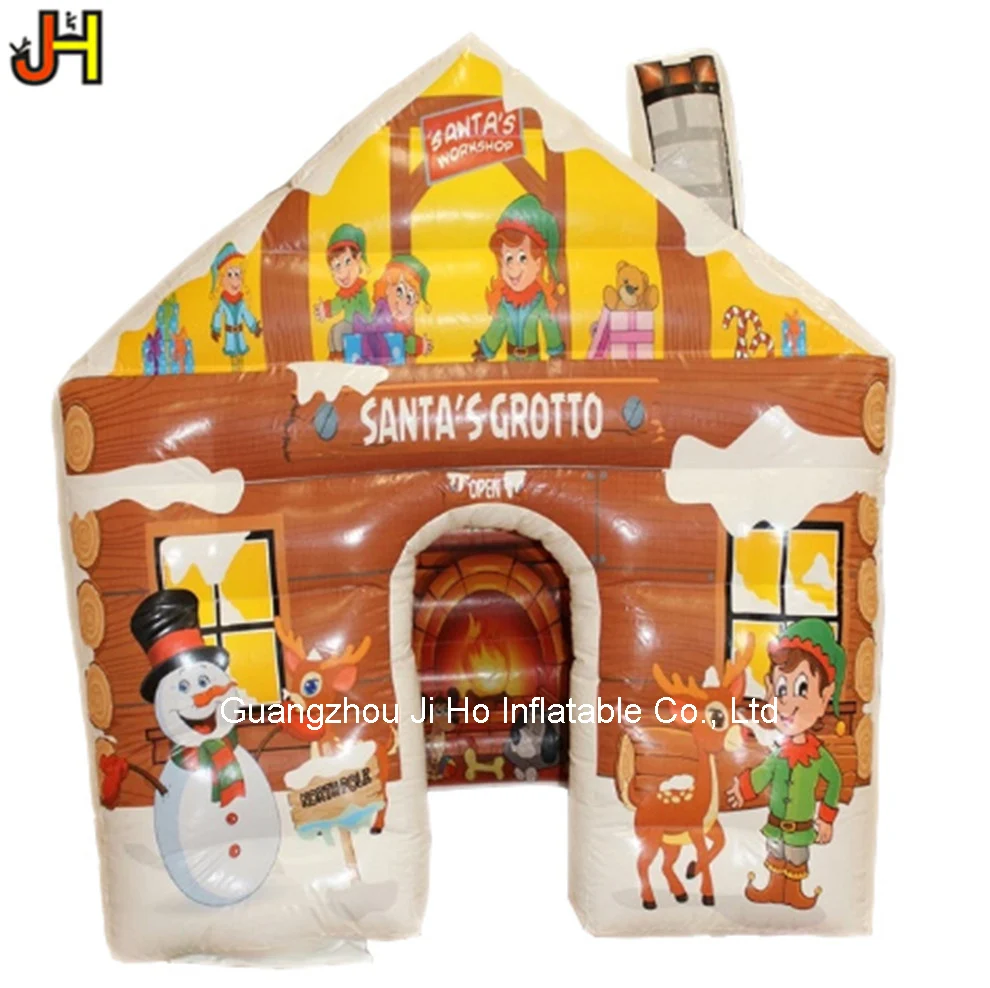 Christmas Decoration Inflatable Santa Grotto Inflatable Gingerbread House Inflatable Santa House