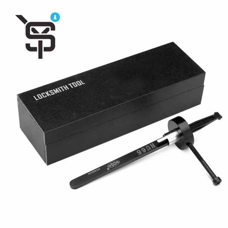 High Quality black Locksmith tools Open car key GOSO HU66 Inner Groove Lock pick set
