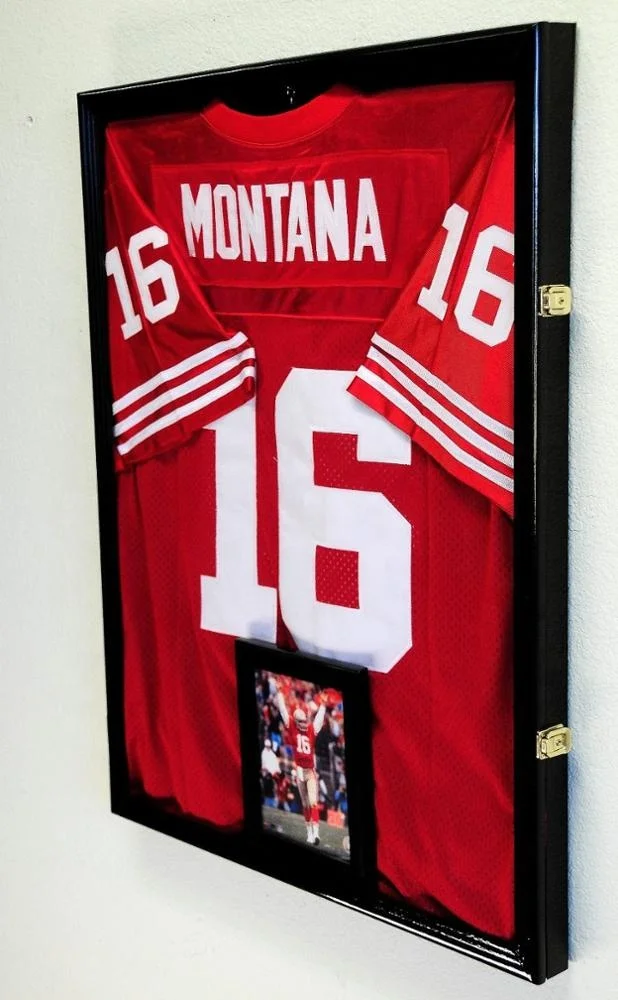 Jersey Display Case Basketball Baseball Football Hockey Soccer 98% UV protection Shadow box