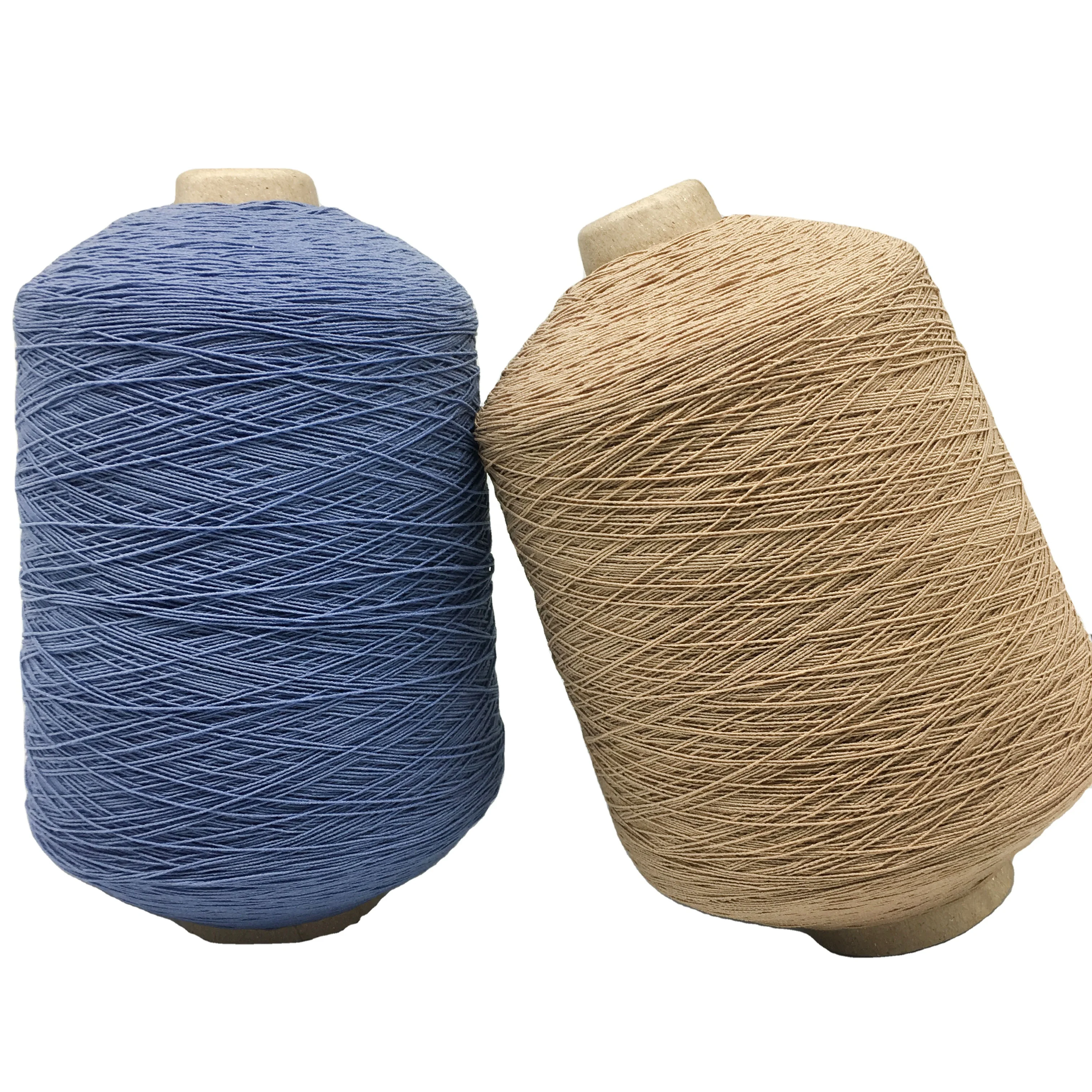 Spandex and Rubber Covered Nylon Yarn 407575 Elastic Filament Yarn for Knitting Sock Gloves