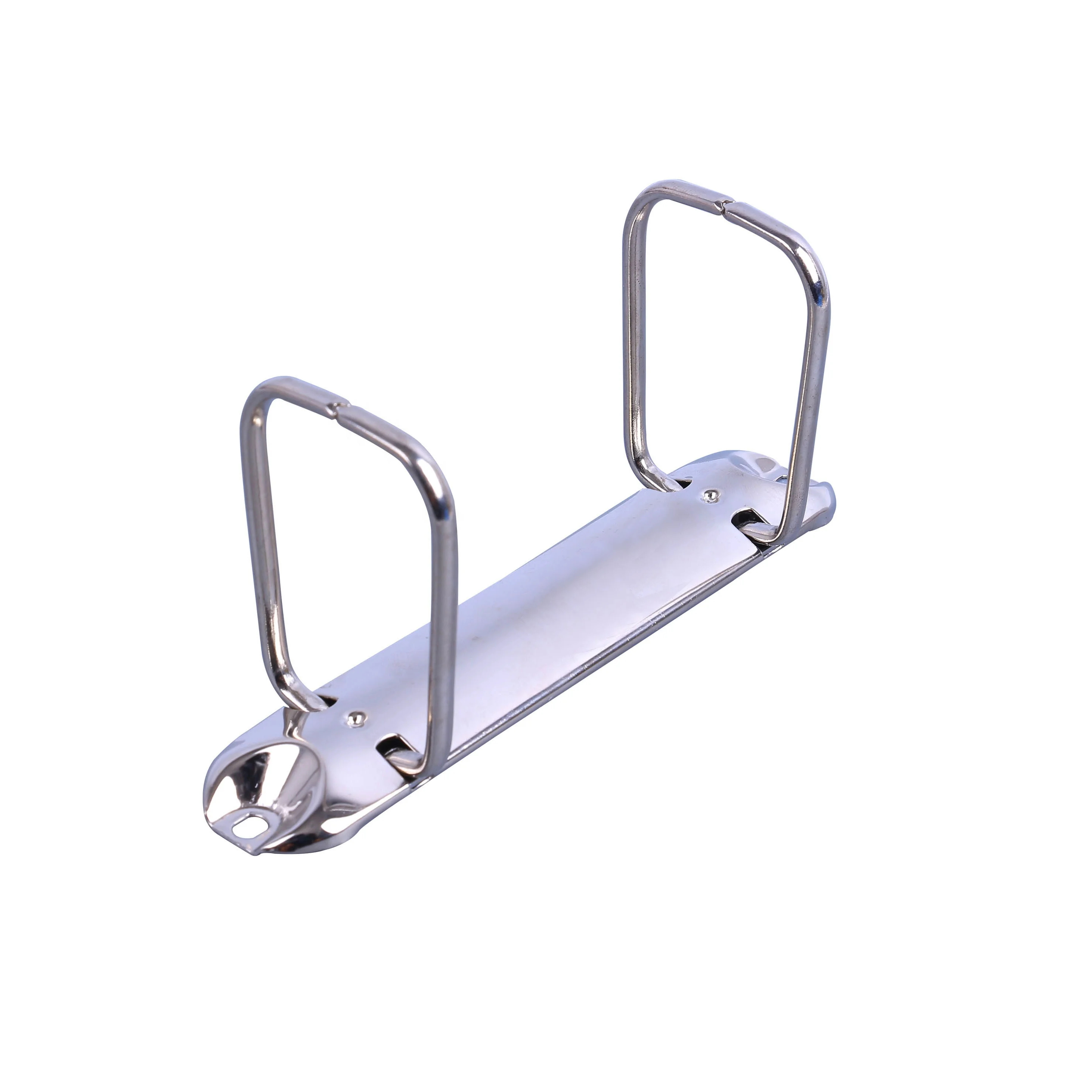 Whole sale Metal Q shaped 2 ring binder clip in nickel