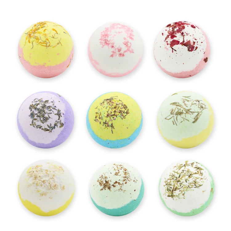 Home Hotel Bathroom Bath Bomb Aromatherapy Shower Gel Handmade Bath Salt Gift Natural Bubble Bath Bomb Ball