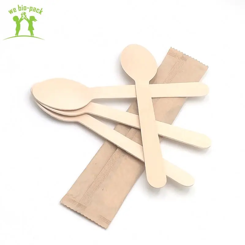 160 мм Экологичные деревянные ложки для приготовления пищи с большой скидкой