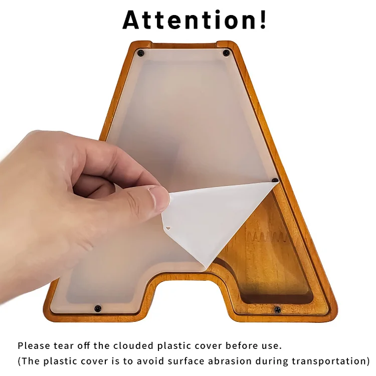 Factory Direct 26 Letters Custom Piggy Bank Wooden Coin Money Saving Box Wood Piggy Banks