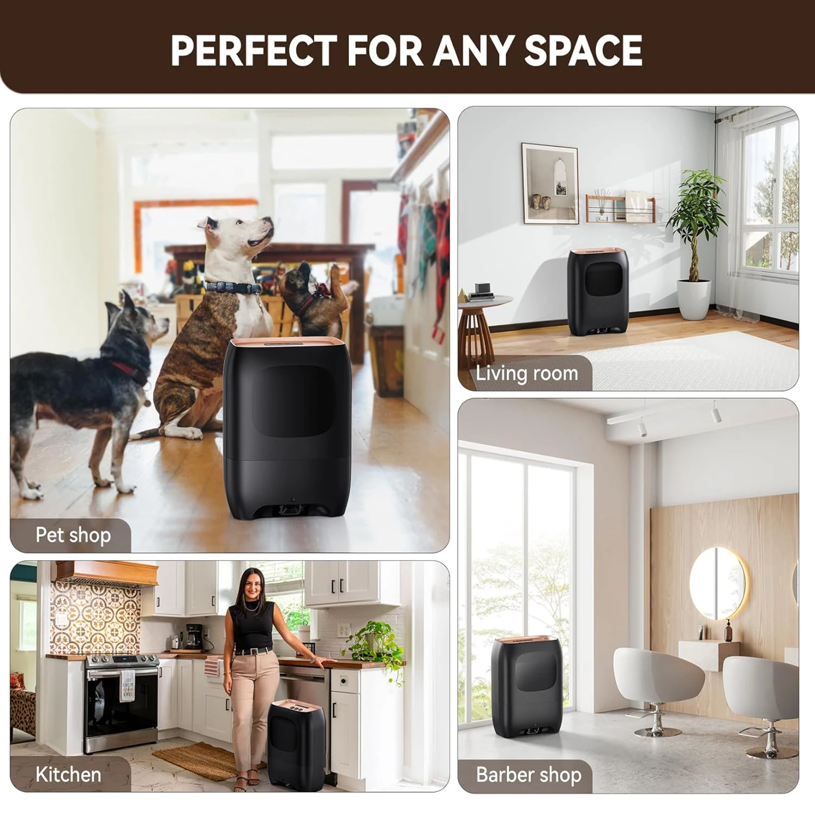 Touchless Vacuum Automatic Dustpan Corded Canister Vacuum Bagless Automatic Sensor DustPan Vacuum