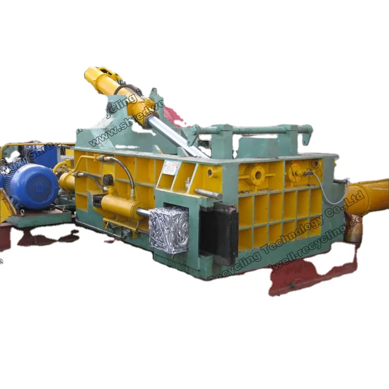 Automated Tiny Wire Baler For Baling Scrap Tyre Steel Wire Baler