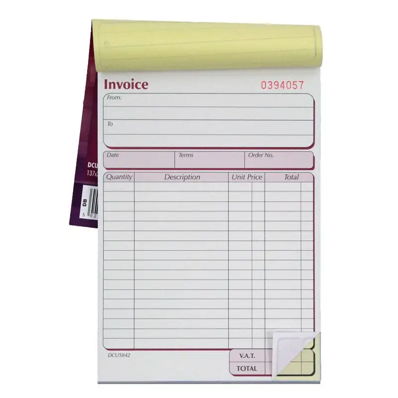 Guest Check Book, 6.75 x 3.75 x 3.5 inches, Green