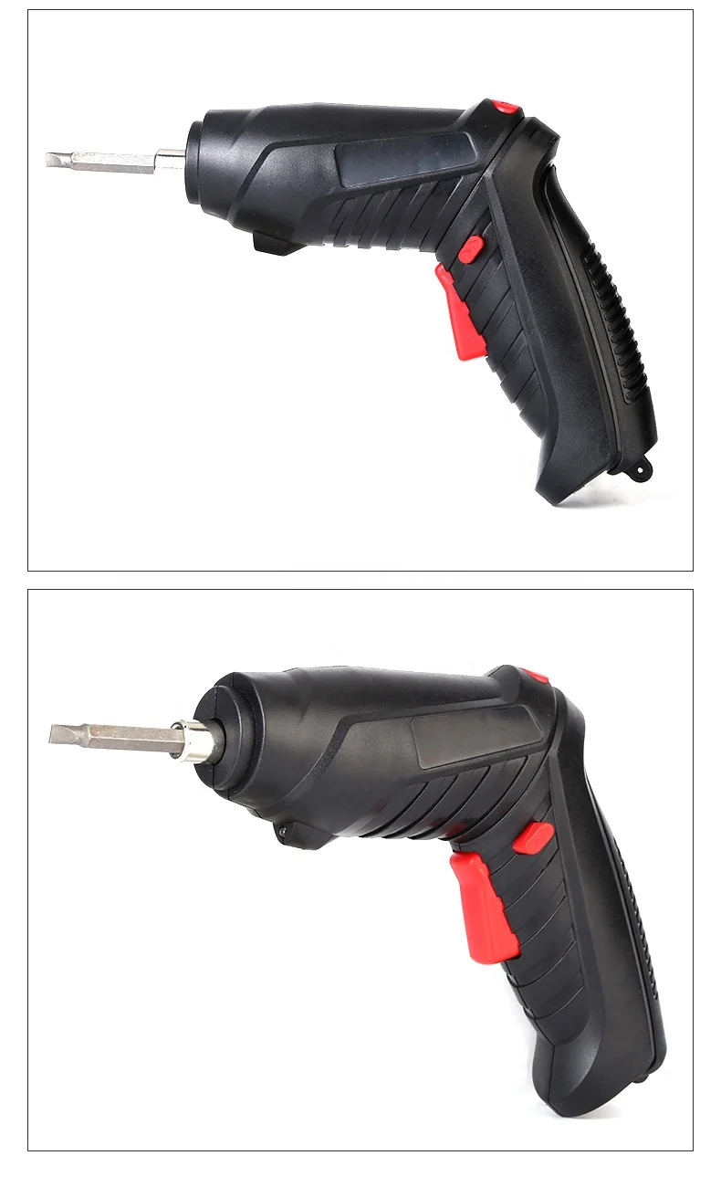 Small mini electric power cordless screwdriver set LED Front Light & Power Display Light for Home DIY