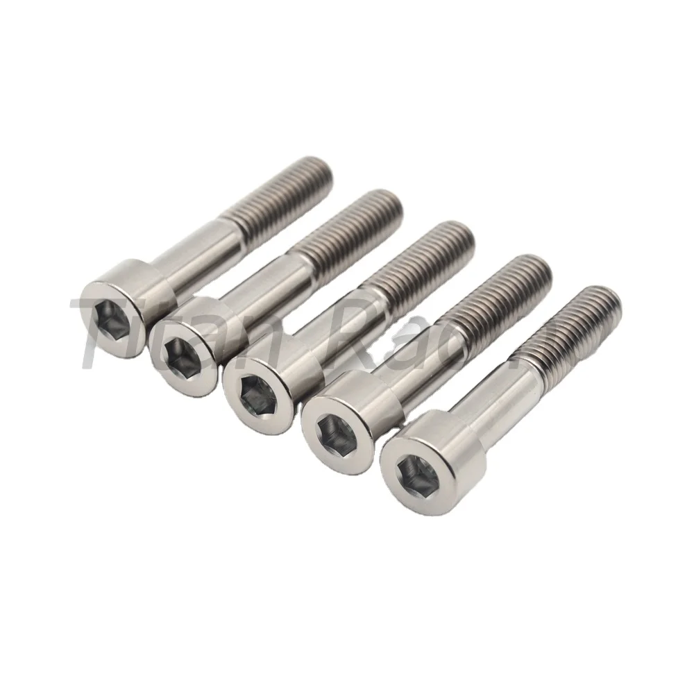 M3 m4 m5 m6 m8 M10 класс 5 DIN912 титановые болты с шестигранной головкой