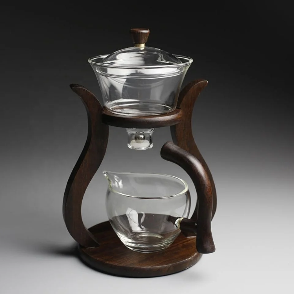 Creative Household glass teapot Lazy Semi-Automatic high borosilicate glass teapot