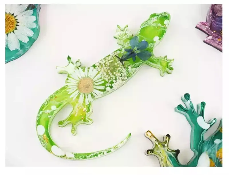 Y5722 DIY Creative cute Animal Bird Dog Lizard Frog Silicone Resin Mold