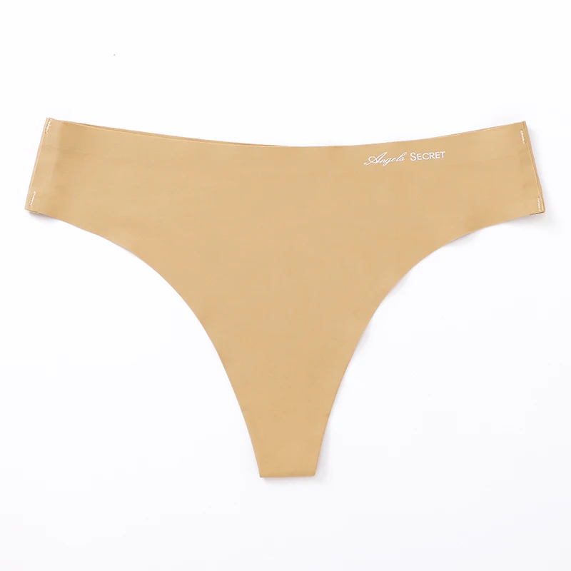 Женские трусы-плавки Трусы-стринги трусы сплошной цвет бесшовные DLM женское нижнее белье высокого качества равнина Ice Silk женские стринги