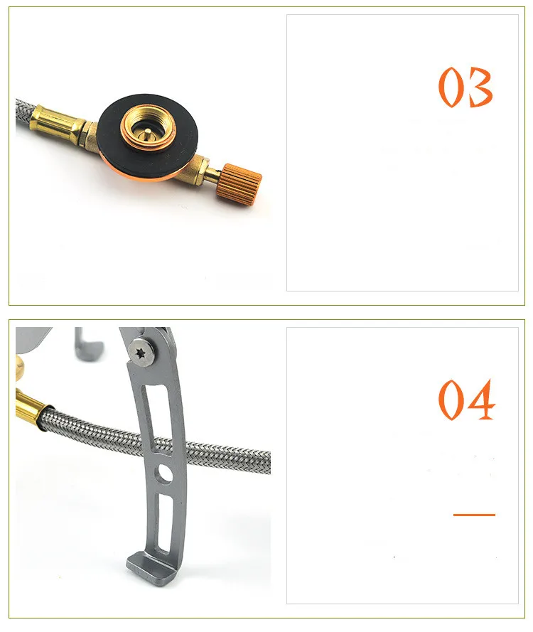 Outdoor Camping Barbecue Portable Folding Mini Card Stove Wind Proof Lotus Stove Burner