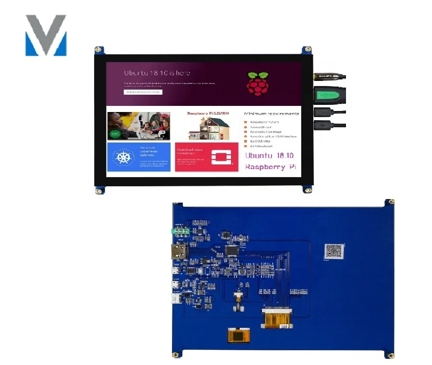 8 inch lcd display  1024*768  support raspberry pi JETSON NANO touch screen industrial lcd monitor display