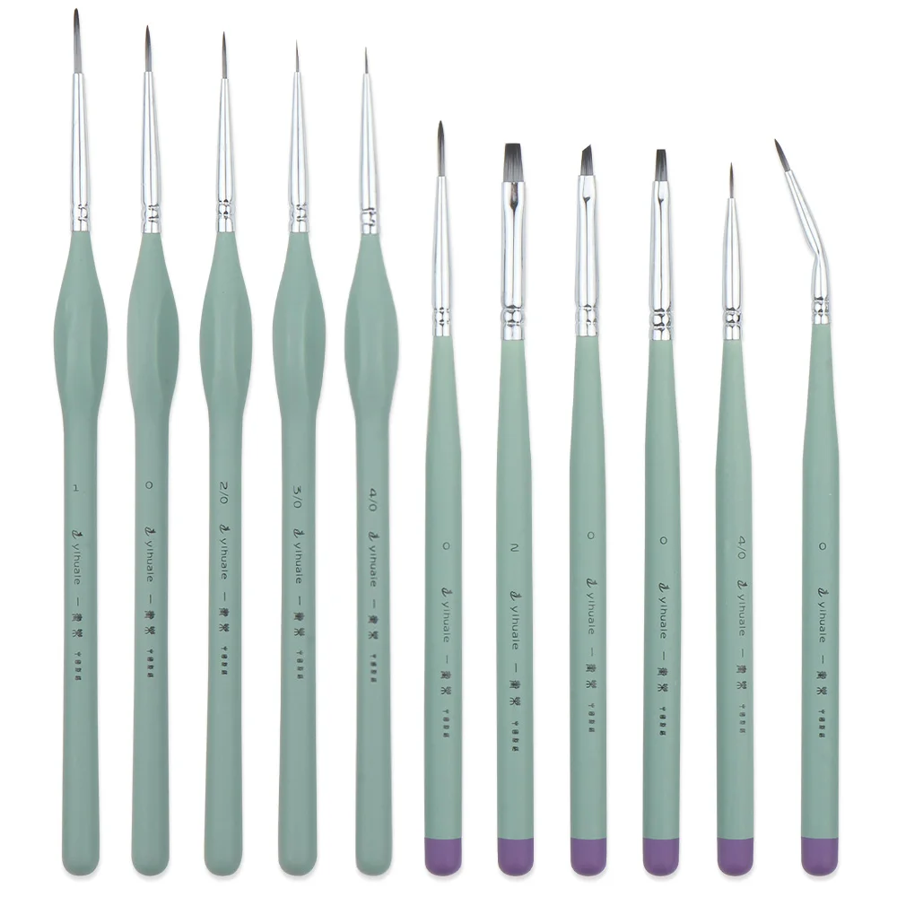 Top custom paint brushes for oil painting watercolor Muli-purpose brush set new product graffiti paint brush 5 pieces into a set