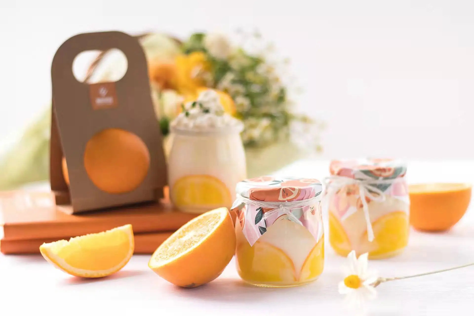 Double skin milk pudding dessert double skin milk powder dessert milk tea raw material baking