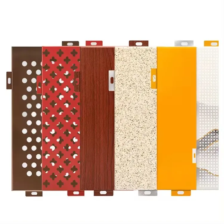 Soild Alucobond Sheet Aluminum Perforated Wall Cladding Panel For Facade Panel For Buildings Wall Exterior And Interior