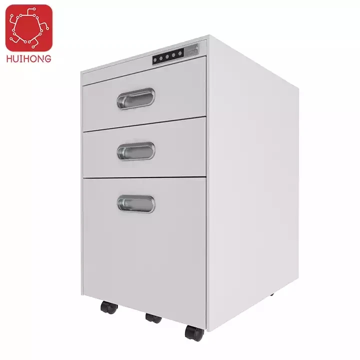Huihong Office Small Locker Storage Cabinet With Wheels For Home