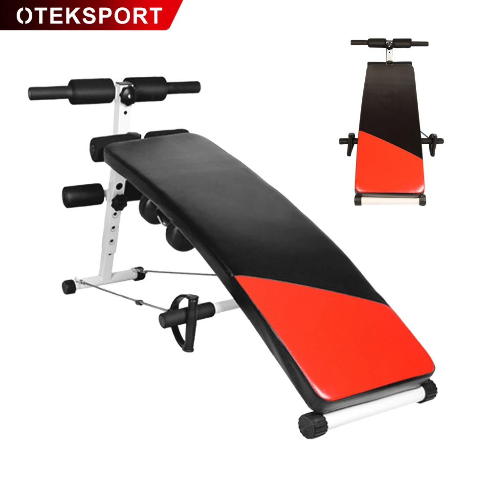 
Скамья для пресса Регулируемый снижение AB Скамья для тренировки наклон хруста доска фитнес упражнений инструмент 