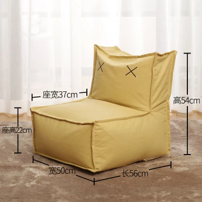 Cotton canvas and PU leather fabric children couch living room sofas kids bean bag sofa bed