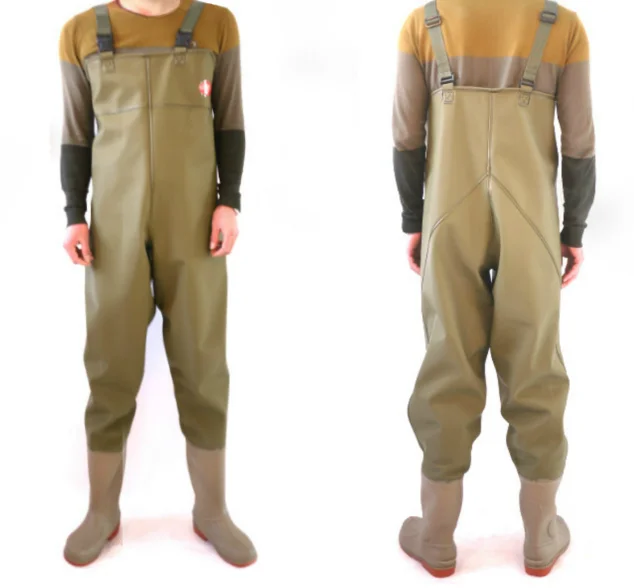 Мужские дышащие нагрудные сапоги высшего качества, костюм для рыбалки с ремнем для заплетения