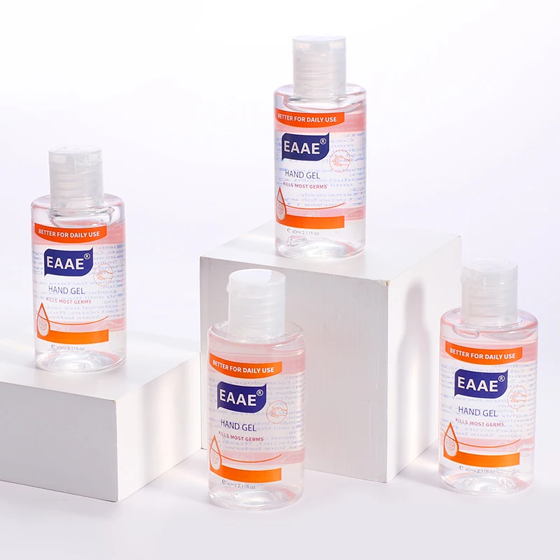 
Пустая бутылка для дезинфицирующего средства для рук с логотипом на заказ, 60 мл 