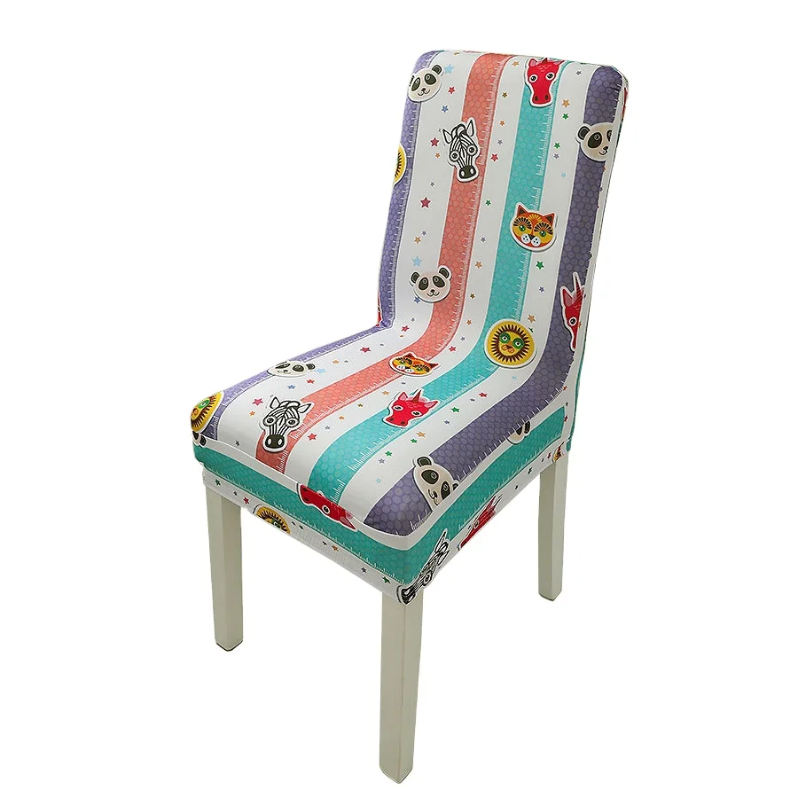
Printed Elasticity Spandex Chair Cover Home Hotel Wedding Office Restaurant Dining Fabric Chair Cover 