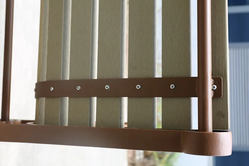 outdoor park cast iron legs wood slats bench seat outside street wood plastic composite bench seating public garden bench chair