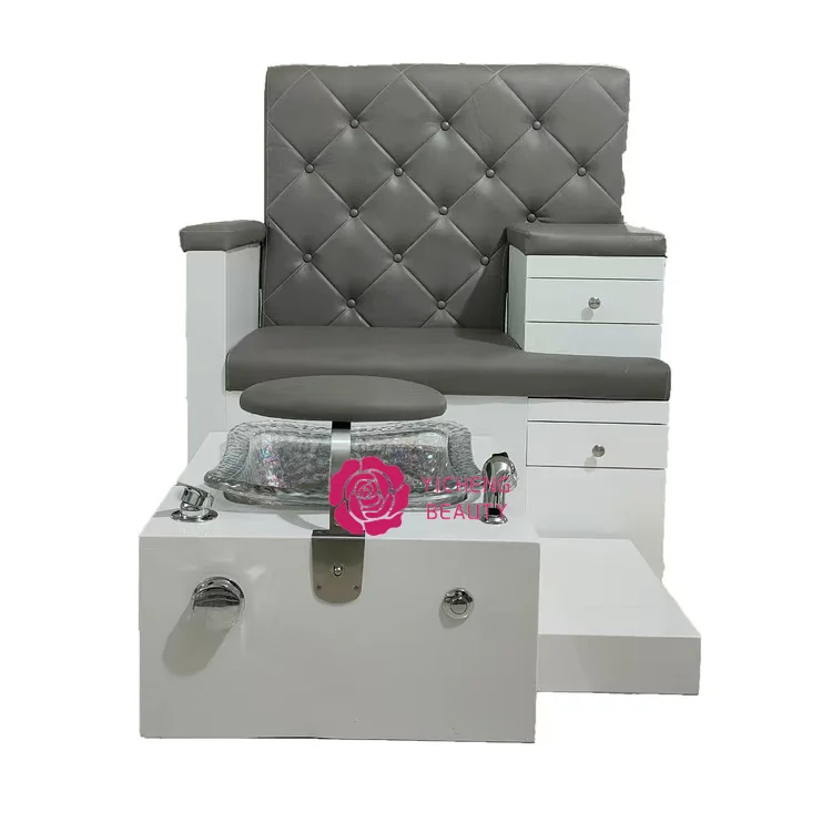 Yicheng Beauty Modern Design Salon Massage Table Pedicure Foot Spa Chair Luxury Manicure Pedicure Chair salon Furniture for Sale